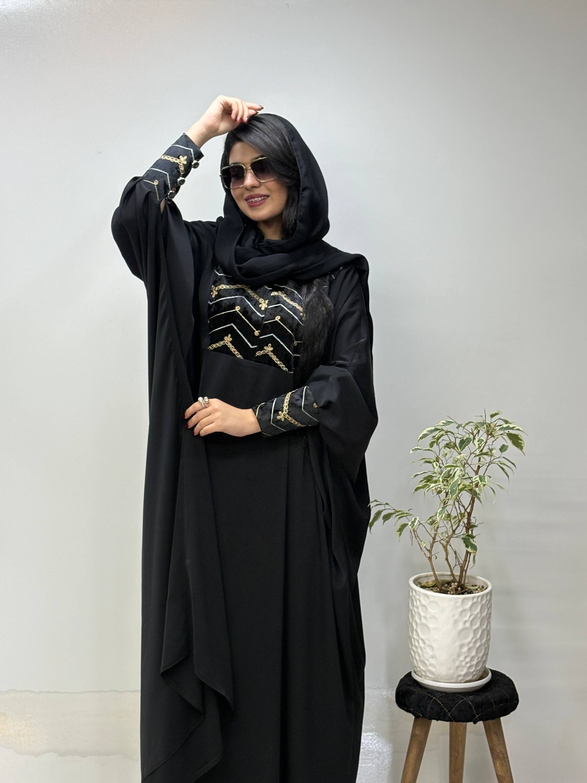 عبا طلاکوب کرپ